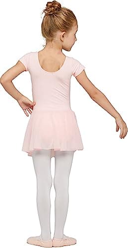 MdnMd Girls' Ballet Leotards with Skirt for Toddlers