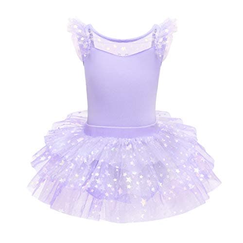 Girls' Dance Leotard with Tutu Skirt - Classic Ballet Dress