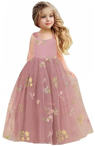 2Bunnies Girl Enchanted Floral Lace A-Line Garden Party Dress