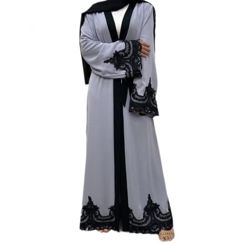 AFAVOM Women's Embroidered Turkey Abaya Dress