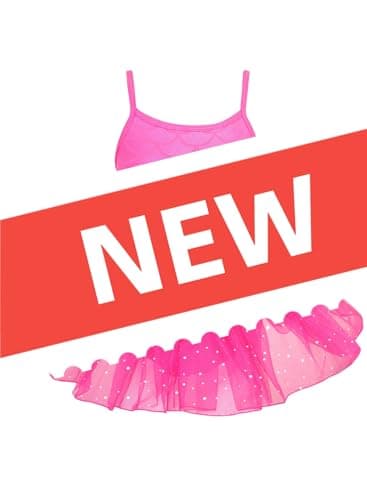 XiaoMoSha Girls' Sparkle Mermaid Tutu Dance Leotard Party Outfit