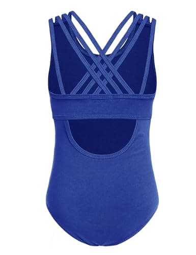 Arshiner Girls' Crisscross Straps Sleeveless Ballet Leotards