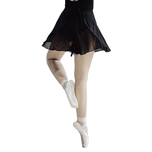 Zando Girls' Chiffon Ballet Wrap Skirts for Teens & Women
