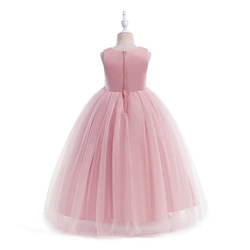 DPKM Formal Wedding Dress for Flower Girls Tulle Party Bridesmaids