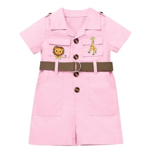 Safari Birthday Suit for Toddler Boy Girl Zookeeper Clothes