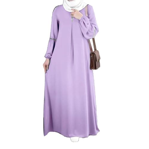 KUIOLYPOER Women's Pakistani Kaftan Abaya, Muslim Dress for Prayer and Dubai Outfits