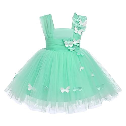 ODASDO Butterfly Dress for Baby Toddler Kids