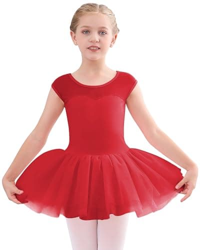 Stele Ballet Leotards with Tutu Skirt for Girls (Toddler/Child)