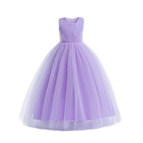 DPKM Formal Wedding Dress for Flower Girls Tulle Party Bridesmaids