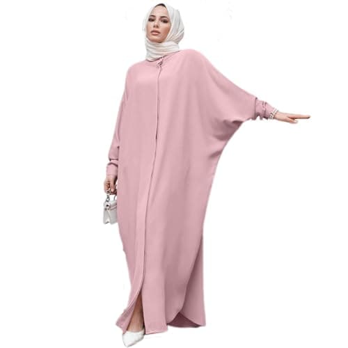 FYMNSI Modest Maxi Abaya Robe for Women Islamic Dress