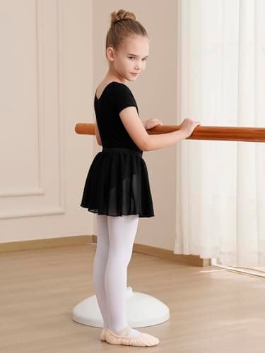 WEGETIT Ballet Leotards for Girls Toddler Dance Outfits with Skirt