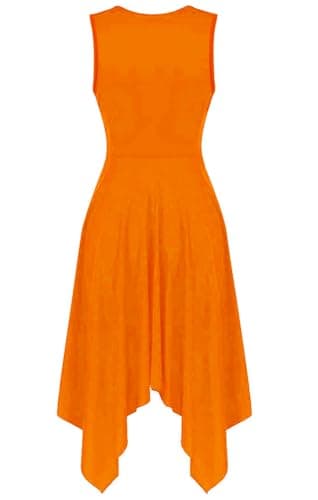 YrsZX Women's Metallic Color Block Sleeveless Tunic Overlays Worship Dance Dress