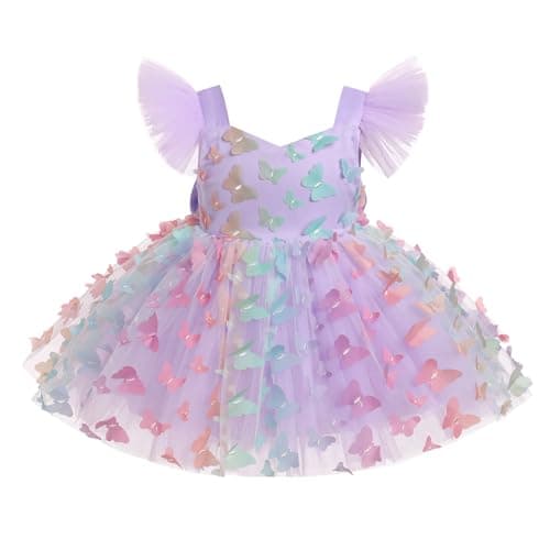 ODASDO Baby Girls Butterfly Dress