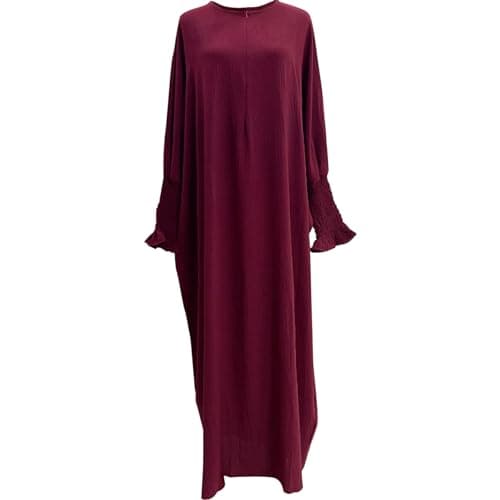 Lenmipot Islamic Women's Abaya for Middle Eastern Eids and Prayers