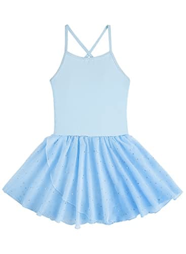 Nude Toddler Ballet Leotard and Skirt for Girls 2-10 Years