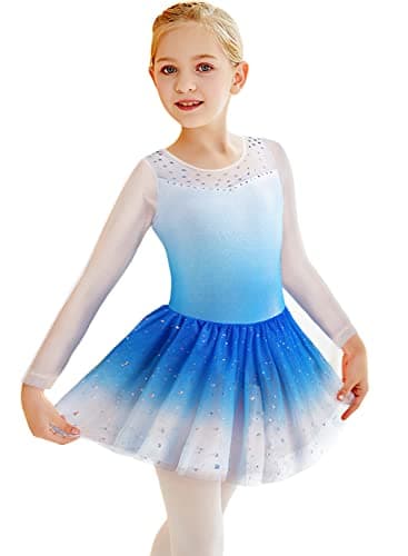 Belovance Girls Gymnastics Skirted Leotards Ballet Tutu