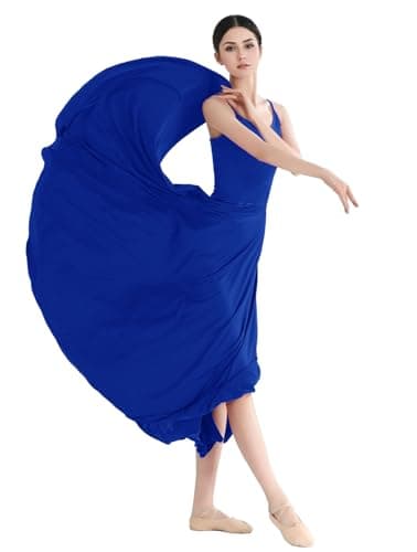 ZYACTU Women's Lyrical Dance Halter Split Skirt Costume