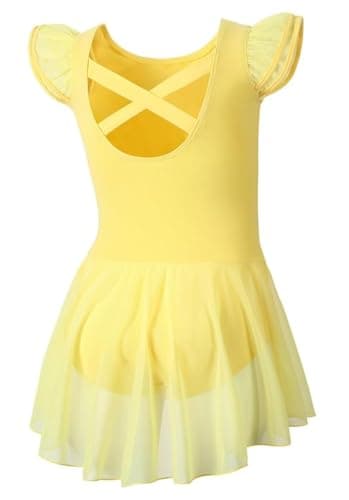 Girls' Ballet Leotards with Skirt