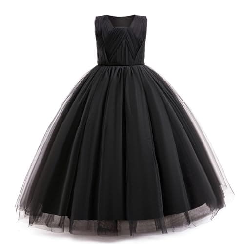 DPKM Formal Wedding Dress for Flower Girls Tulle Party Bridesmaids