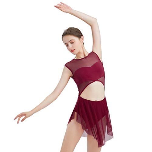 Contemporary Lyrical Dance Bodysuit for Women