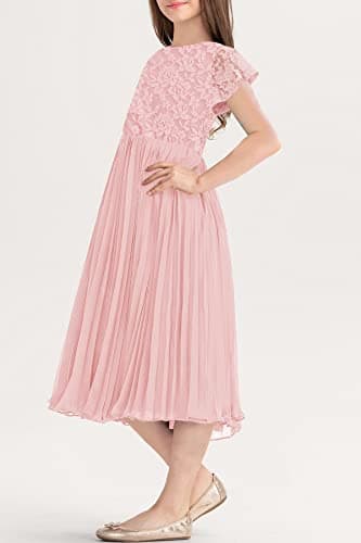 Elegant Vintage Lace Flower Girl Dress