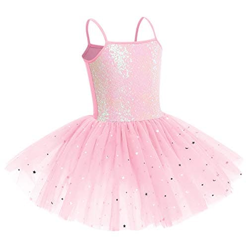 ODASDO Girls' Tutu Leotard and Ballet Dress for Toddler Kids (Ages 3-10)