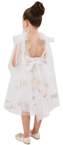 2Bunnies Girl Enchanted Floral Lace A-Line Garden Party Dress