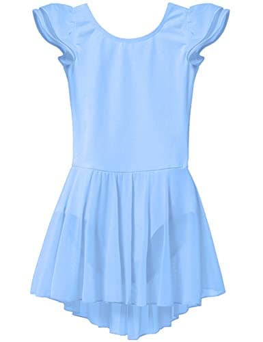 MdnMd Ballet Leotard with Skirt for Toddler Girls