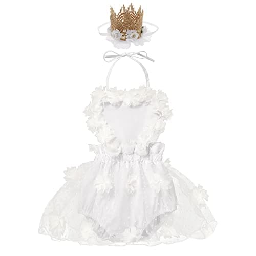 Baby Girl's First Birthday Cake Smash Outfit