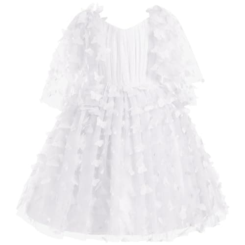 Girls' Butterfly Tulle Dress for Special Occasions