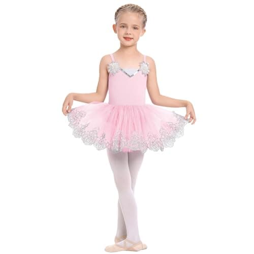 AFAVOM Sequin Ballet Camisole Dress for Toddler Girls