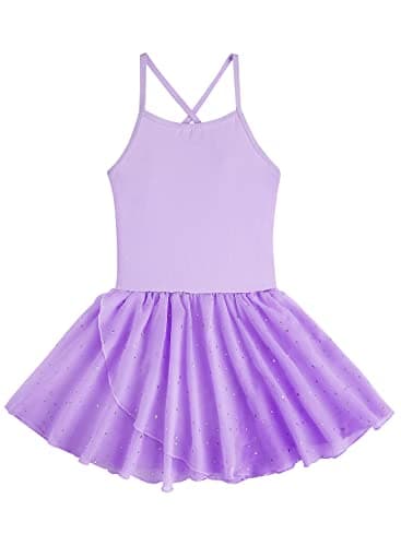 Nude Toddler Ballet Leotard and Skirt for Girls 2-10 Years