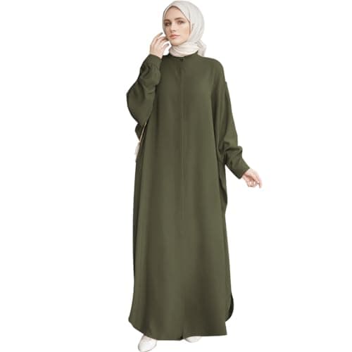 FYMNSI Modest Maxi Abaya Robe for Women Islamic Dress