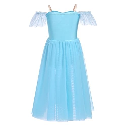 Lyrical Dance Costume for Girls: Sequin Leotard with Tulle Skirt