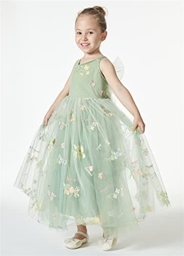 2Bunnies Girl Enchanted Floral Lace A-Line Garden Party Dress