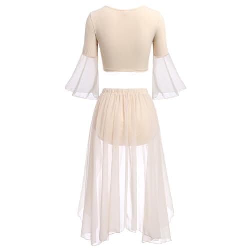ODASDO Women's Lyrical Dance Two-Piece Outfit