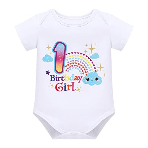 Baby Girl Boho Rainbow Cake Smash Outfit Set