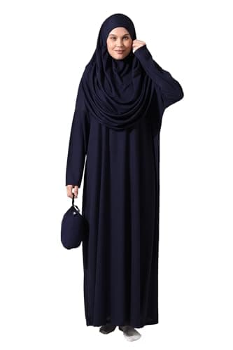 ihvan Online Muslim Women's Prayer Dress, Hijab Abaya Gift for Eid Ramadan
