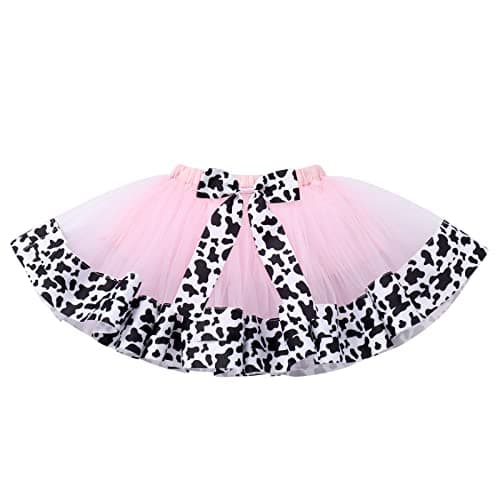 Baby Girl Toddler Kids Farm Animal Cow Theme Birthday Party Outfit