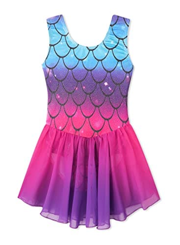 Sparkly Snowflake Tutu Leotard for Toddlers Dance and Gymnastics