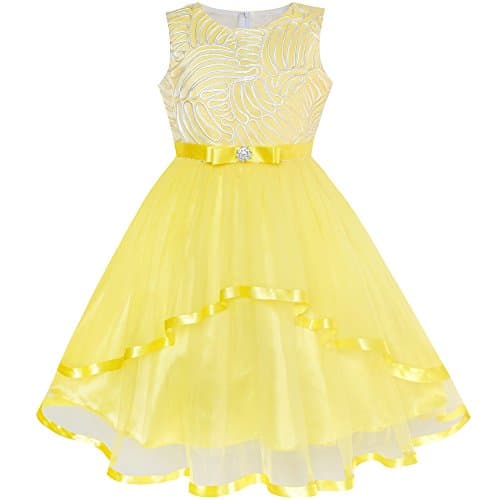 Fashion Girls Blue Wedding Party Bridesmaid Dress Size 4-12
