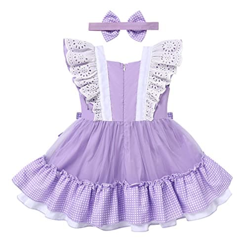Baby Girl Rainbow Tulle Tutu Dress for Birthday Party, Pageant, Evening, Wedding