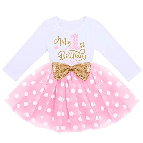 ODASDO Baby Girls Toddler Kids Birthday Party Dresses