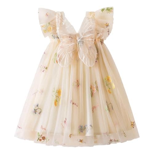 TTYAOVO Toddler Girl Tulle Dress for BirthdayParty