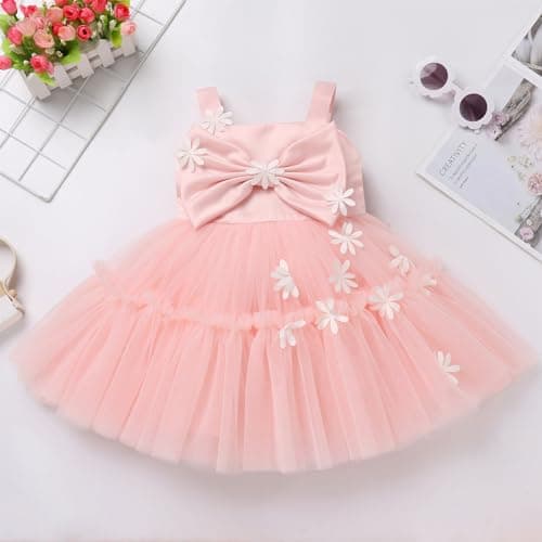 ODASDO Butterfly Dress for Baby, Toddler, and Kids