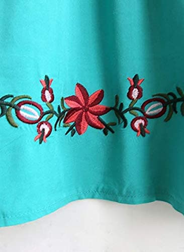 Bohemian Embroidered Dress for Women