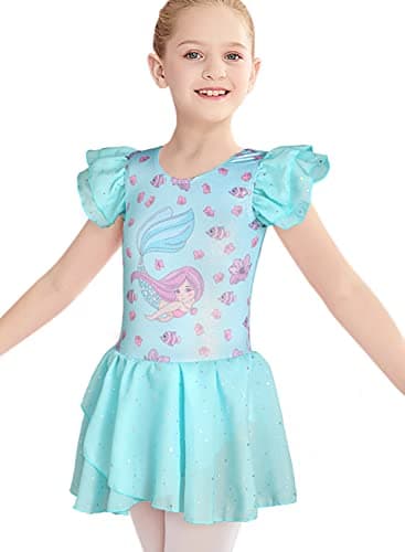 Belovance Girls Gymnastics Skirted Leotards Ballet Tutu