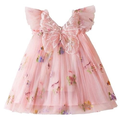 TTYAOVO Toddler Girl Tulle Dress for BirthdayParty