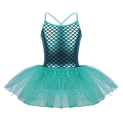 Girls Sequined Ballet Tutu Dress Leotard for Ballerinas