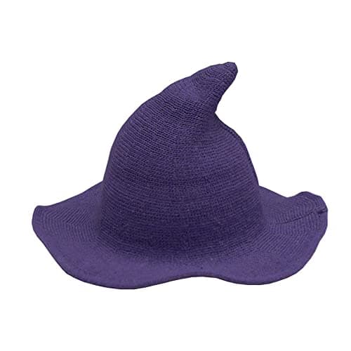 URFUN Women's Wool Witch Hat for Halloween Party